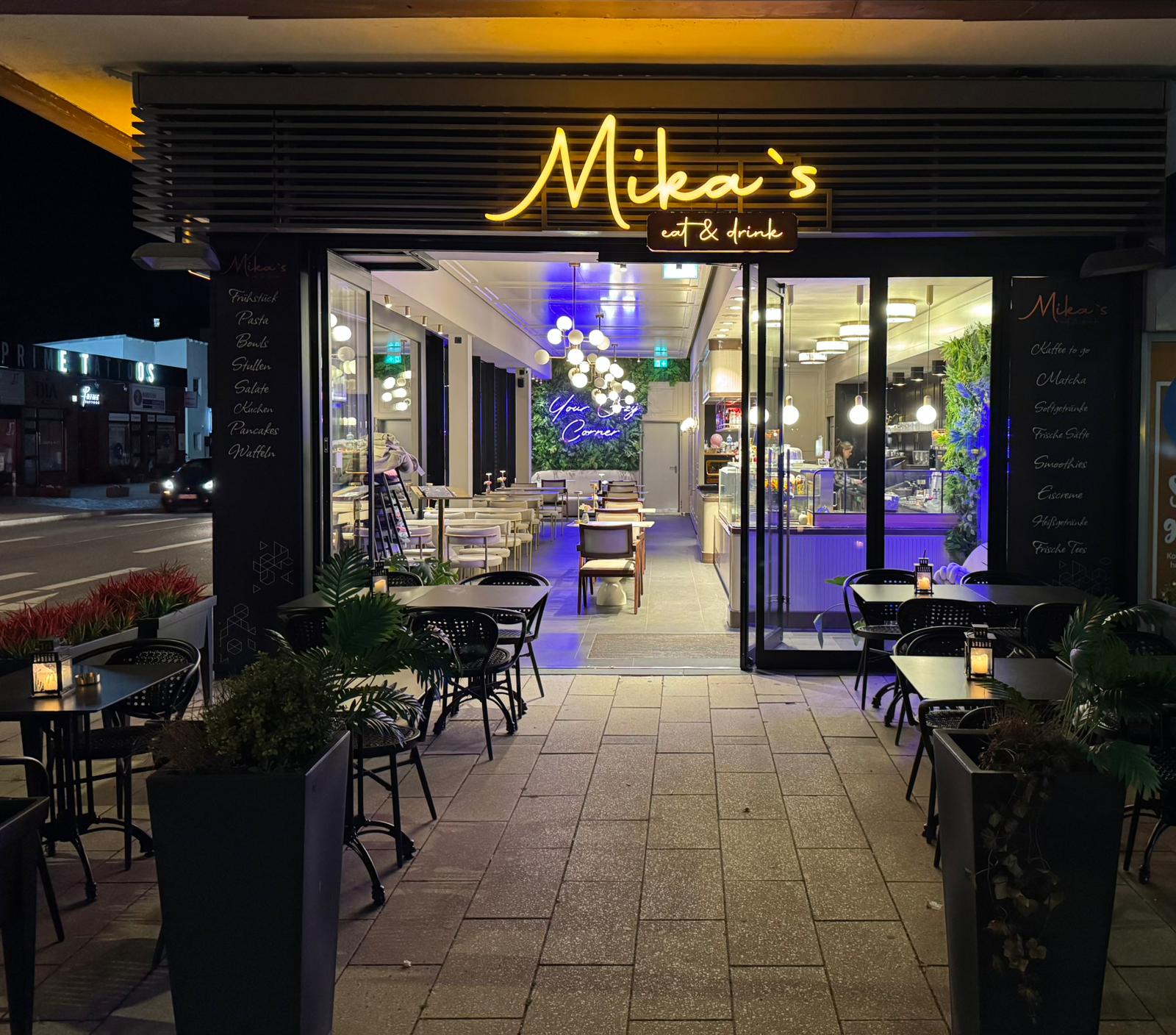 Mika’s eat & Drink Ambiente in Hamburg-Wandsbek
